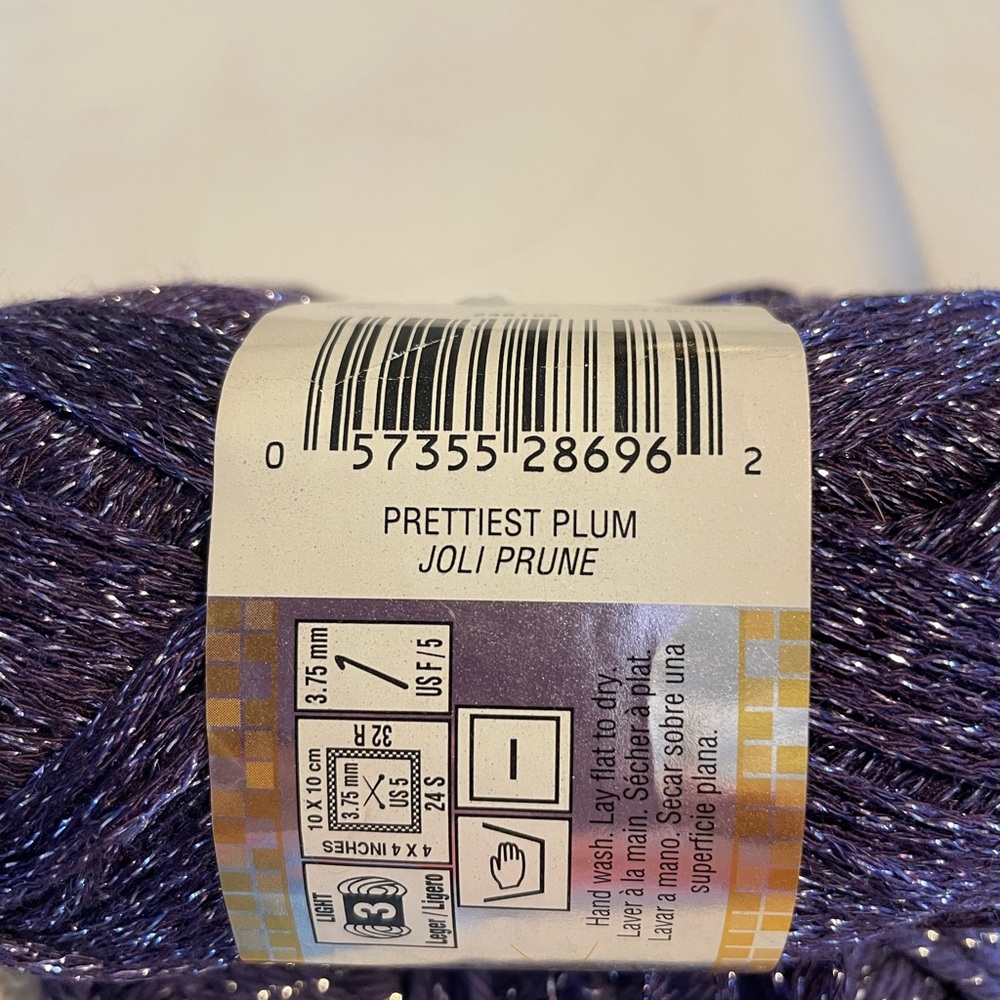 YARN!!! Patons Brilliant, Loops & Threads Payette Sparkle Bundle - Picture 5 of 7